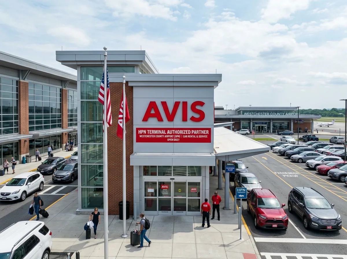 Avis car rental logo, HPN terminal authorized partner